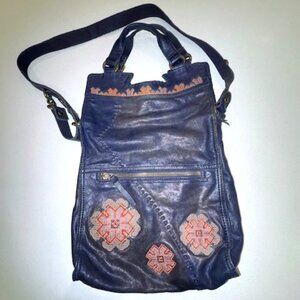 Lucky Brand Abbey Road Lamb Leather Bag, Good Condition